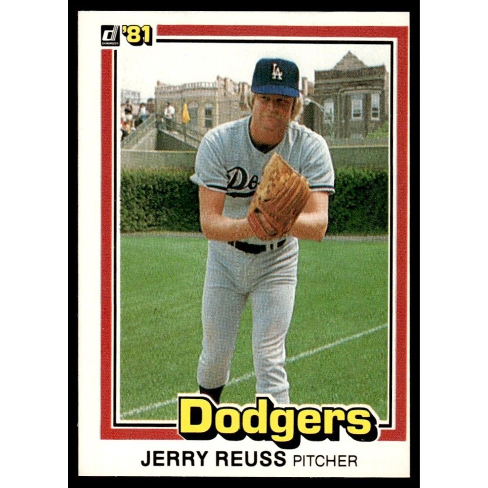 1981 Donruss Jerry Reuss Los Angeles Dodgers #417